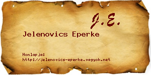 Jelenovics Eperke névjegykártya